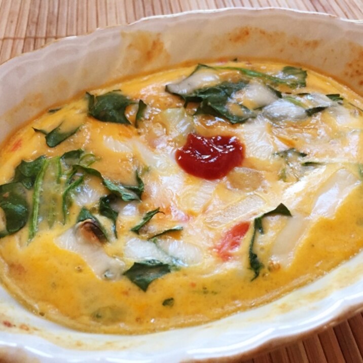 リメイク クリームシチューのキッシュ風 レシピ 作り方 By たかまさ 楽天レシピ